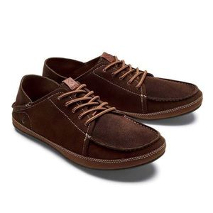Olukai Mens Kauwela Sneaker Size 11 M Dark Wood